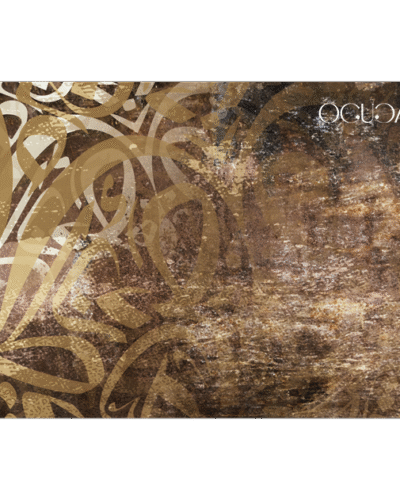 Arabic Calligraphy <br> Theme Premium Digital Business Card - Arabic Calligraphy with Brown Background