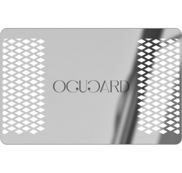 Silver Mirror Metal Digital Business Card