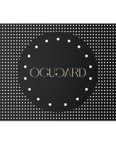Black Metal Circle Digital Business Card