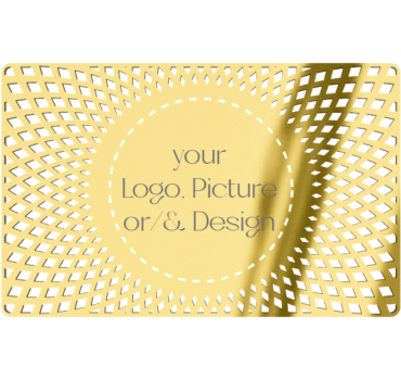Customized Metal Gold Digital Business
